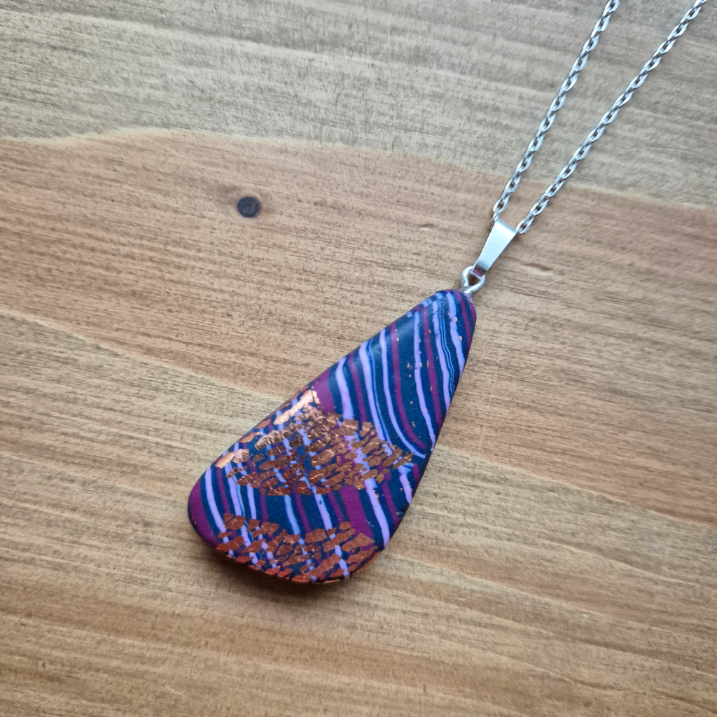 Purple Daze Drop: Handmade Pendant
