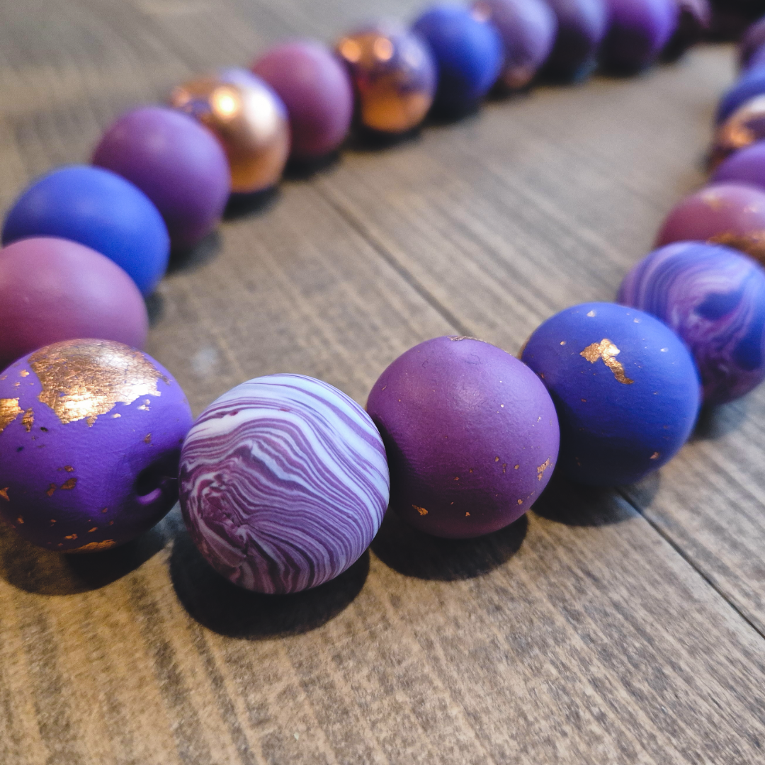 Rose Gold: Handmade Necklace 1/2