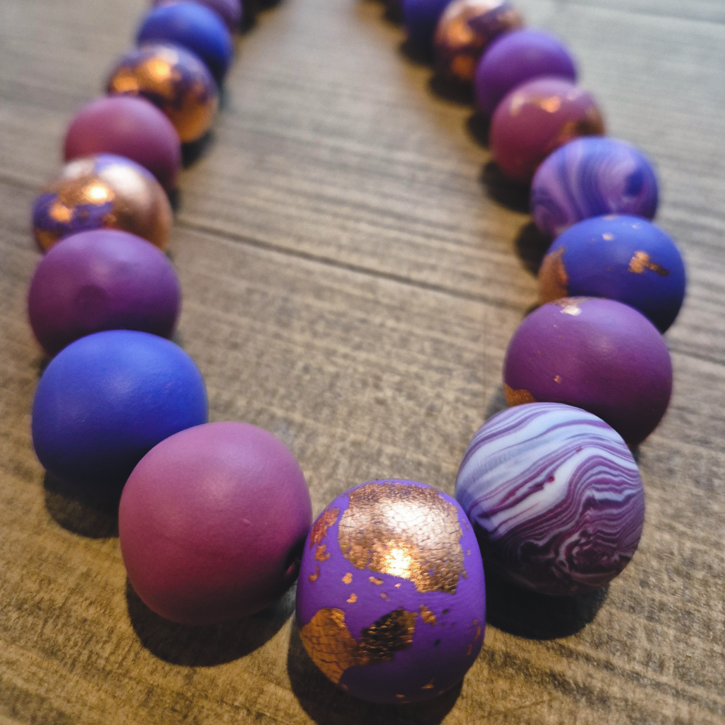 Rose Gold: Handmade Necklace 1/2