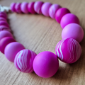 Pink Lady: Handmade Necklace 1/2